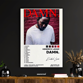 Kendrick Lamar – DAMN. Tracklist Poster